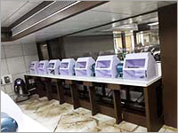 Jewelry Polishing Table - Alloy Steel Structure, Adjustable Height, Advanced Dust Collector System | 12-Month Warranty, Two-Stage Dust Filtration
