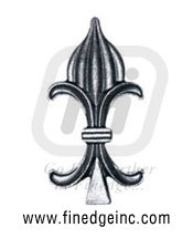 Wrought Iron Rail Heads