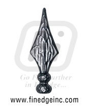 Wrought Iron Rail Heads