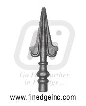 Wrought Iron Rail Heads