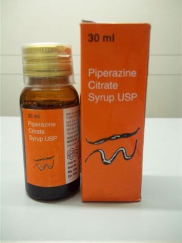 Piperazine Citrate Syrup USP 500mg