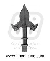 Wrought Iron Rail Heads