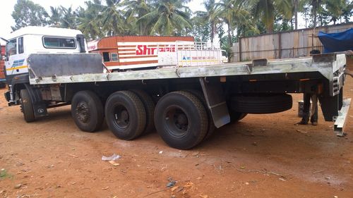 12 Wheel Flat Truck Trailer