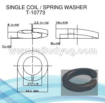 Railway Single Coil Spring Washer