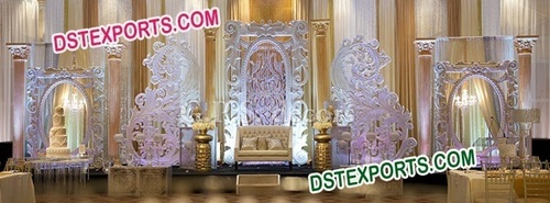 Modern Wedding Stage Backdrop Decoration