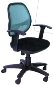 Mesh Chairs - Mesh Fabric, Adjustable Height, Fixed Armrest, 5-Star Base | Breathable, Ergonomic Design, Nylon Wheels, 1 Year Warranty