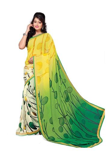 Gemini Gluco georgette Low Range Saree