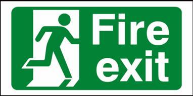 Fire Exit Sign