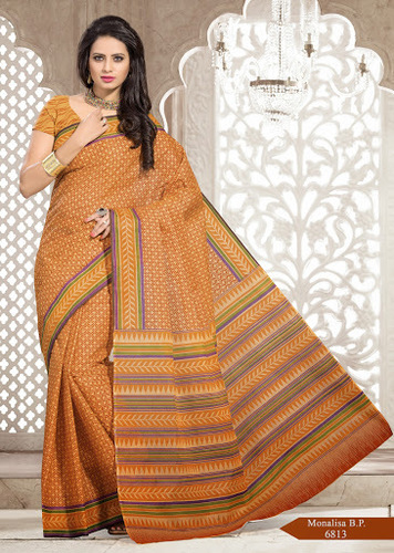 MONALISA COTTON PRINTED SAREE FOR ALL