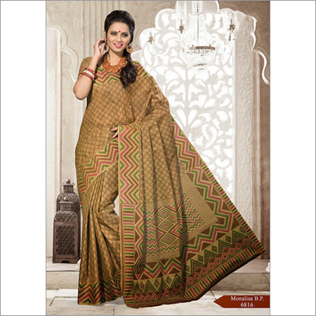 MONALISA COTTON PRINTED SAREE FOR ALL