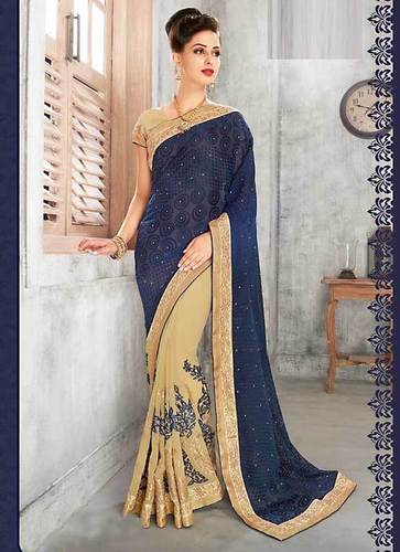 Half and Half sarees