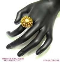 Designer Polki Ring Gender: Women