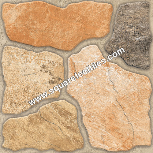 Coloured Digital Floor Tiles