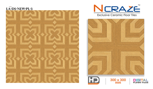 Digital Floor Tile Manufacturer India - Ceramic 30x30 cm Beige, Durable Water Resistant Stylish Design