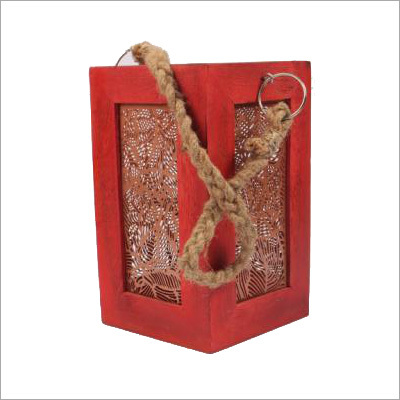 Wooden Candle Lantern