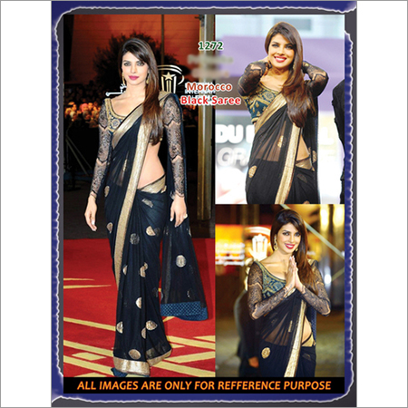 BLACK DESIGNER SAREE