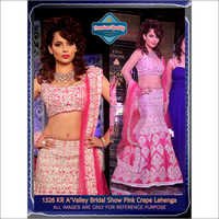 Pink Embroidered Evening Dress