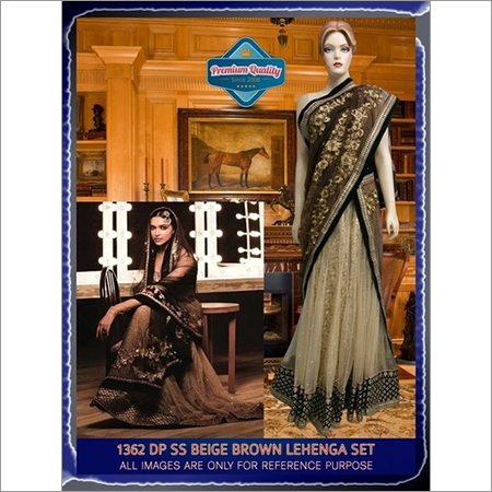 EMBROIDERED EVENING DRESS