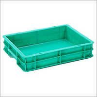 Plastic Conductive Crates - 400x300 Mm, Green Plastic, 8.5 Ltr Capacity | High Load Strength, Low Maintenance, Optimal Durability