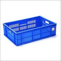 Perforated Plastic Crates - Model Gsp-604175, Capacity 35 Ltr, Size 600x400 Mm, Color Blue, Weight Range 100-5000 Grams