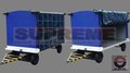 Close Curtain Baggage Trolley