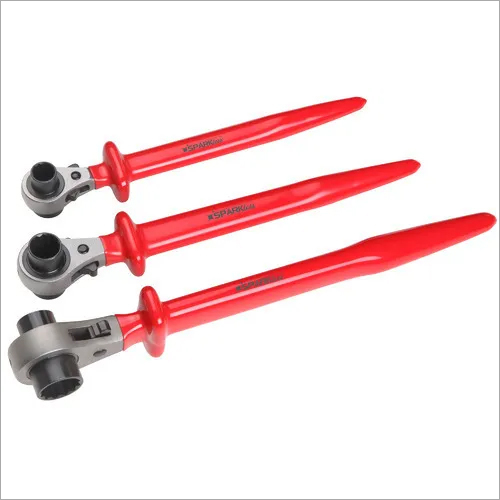 Vde 1000V Insulated Gear Socket Wrench Reversible Handle Material: Plastic