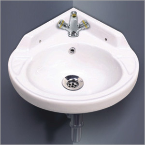 White Corner Wash Basin