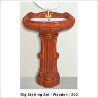 Big Sterling Wooden Wash Basin 203