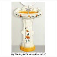 Big Sterling Wash Basin