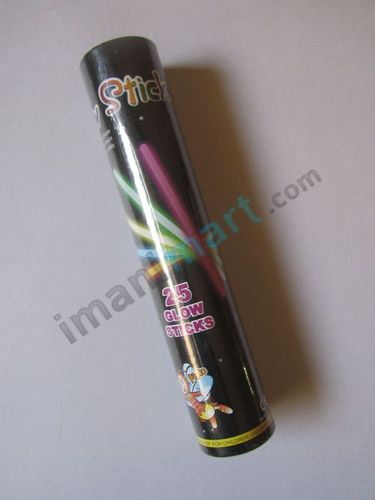 Concert Thick Glow Batons - Plastic, 350x15 mm, Multicolor, Pack of 10 | Bright, Portable, Lightweight, Long-lasting Light Source