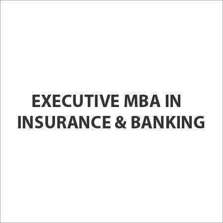 Executive MBA in Insurance & Banking