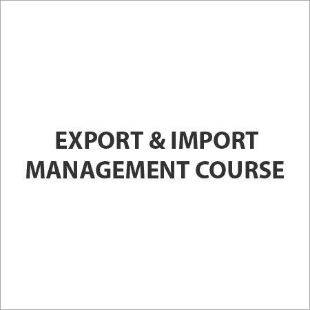 Export & Import Management Course