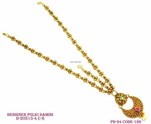 Designer Polki Pendant Set Gender: Women