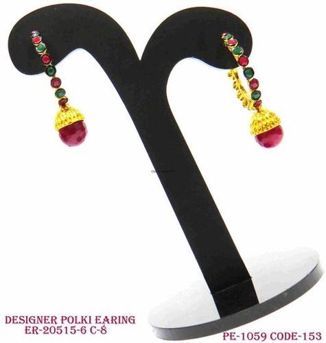 DESIGNER POLKI EARRING