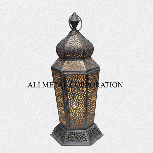 POWDERCOAT MOROCCAN LANTERN