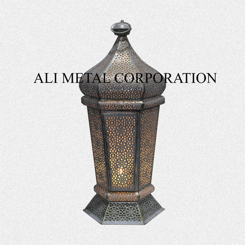 POWDERCOAT MOROCCAN LANTERN
