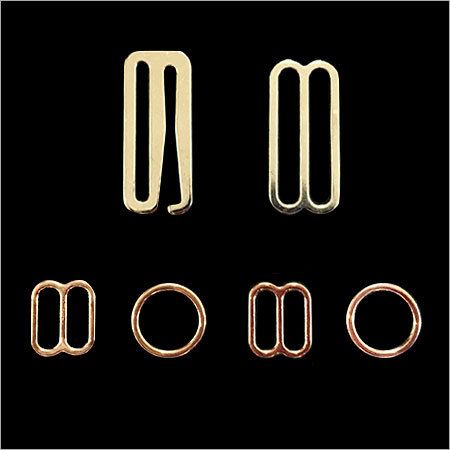 Silver-Gold Coated Rings, Slides and Hooks