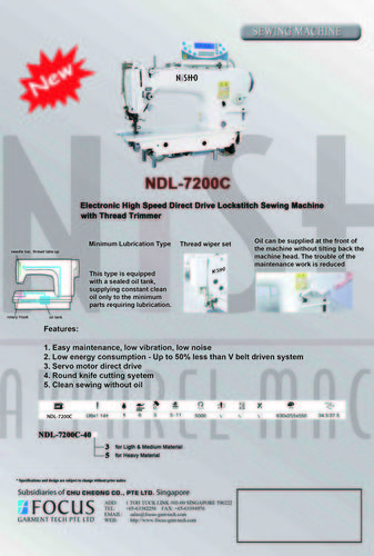 Sweing Machine with Thread TRimmer