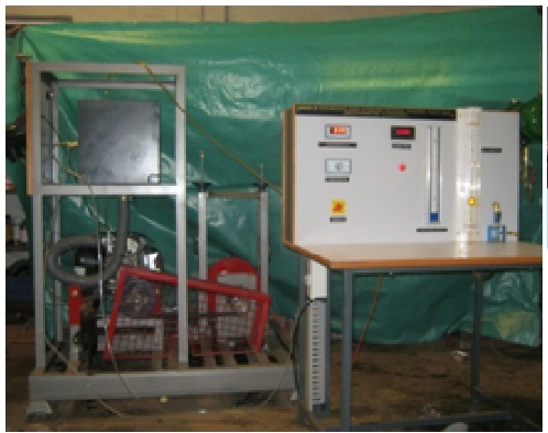Petrol Engine test rig with Mechanical loading