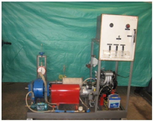 Diesel Engine test rig with (Hydraulic) Loading