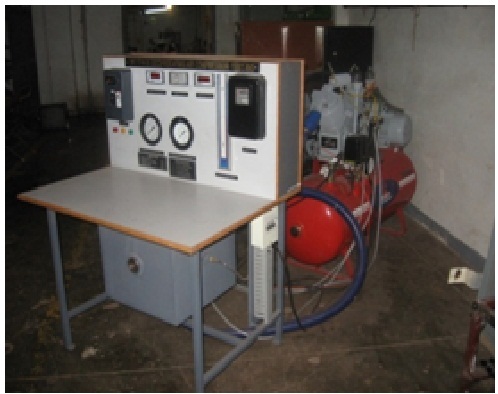 2 Stage Reciprocating Air Compressor test rig