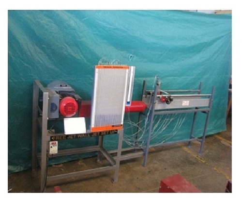 Free and Wall Jet Experiment - Steel Frame, Compact, Adjustable Nozzle | Variable Airflow Rate, Pressure Sensor, Transparent Test Section, Versatile Setup