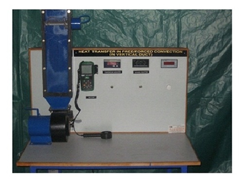 Free and Forced convective apparatus (Vertical duc