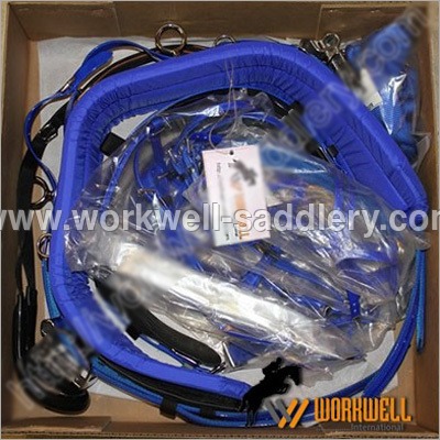 Trotting Harness Ligh and Tough Complete Blue