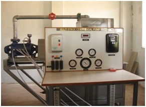 Multi stage Centrifugal pump test rig