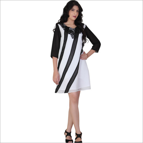 Striped Short Dress