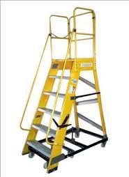 FRP MOBILE PLATFORM LADDER