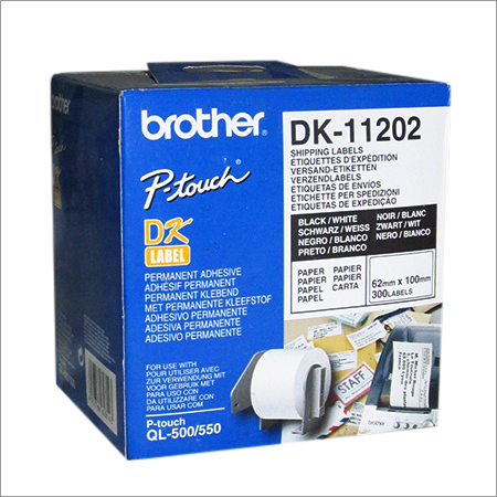 White Shipping Label 62mm X 100mm X300pcs