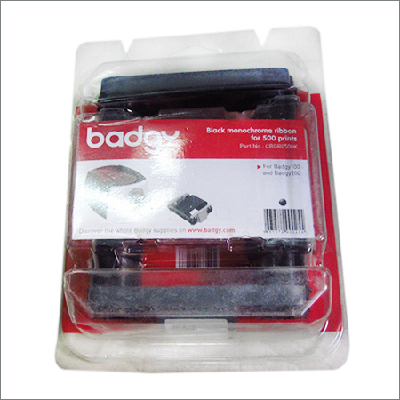 Black Monochrome Ribbon For 500 Prints