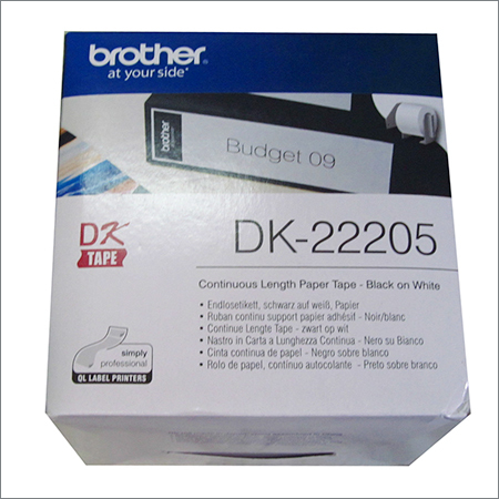 Continuous Length Paper Tape - Black On White